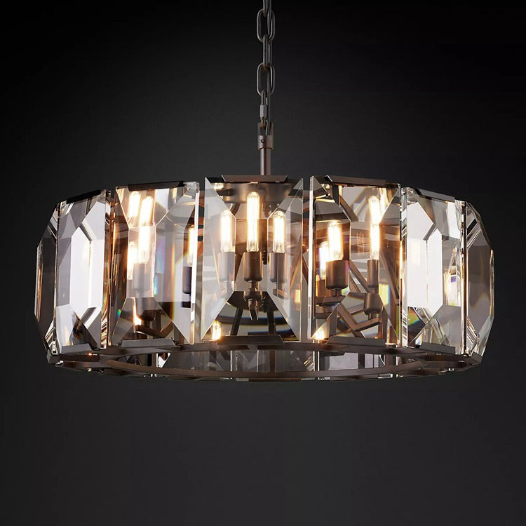 Harlow Crystal Round Chandelier 60" 43" 31" 19"