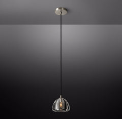 Hemisphere Modern Glass Pendant Light