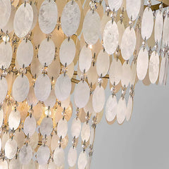 Dolcy Shell With Crystal Round Chandelier 20''/24''/25''/37.75″